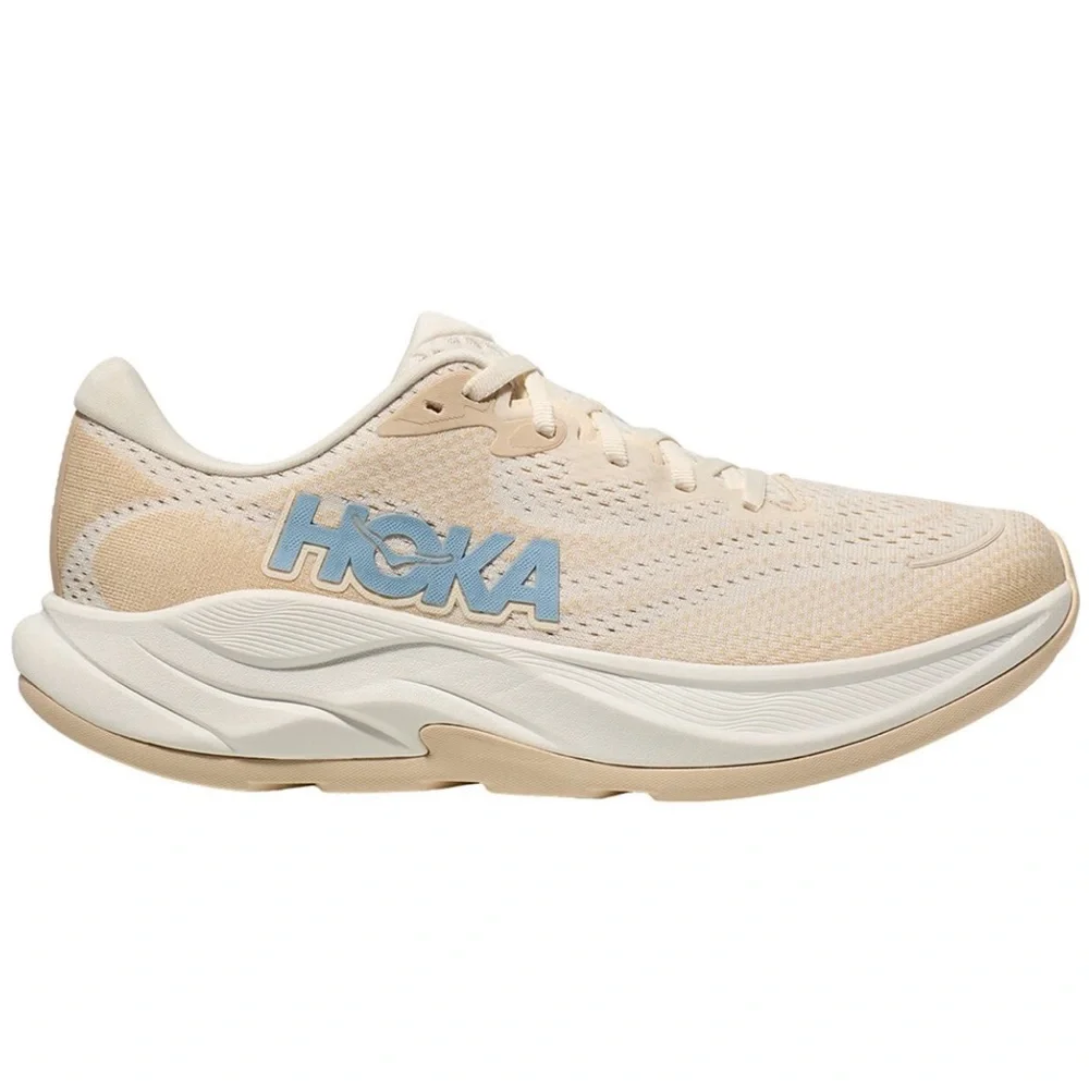 Hoka One One Rincon 4 Women’s Alabaster Oak Light Running Sneakers - Size 6.5B - Picture 1 of 8
